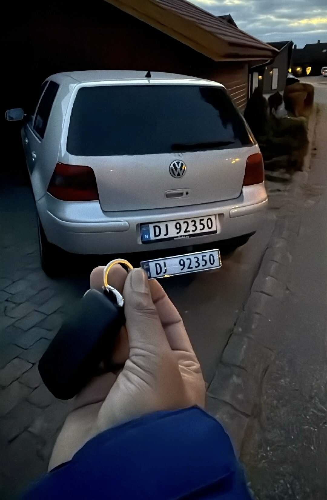 Golf nøkkelring