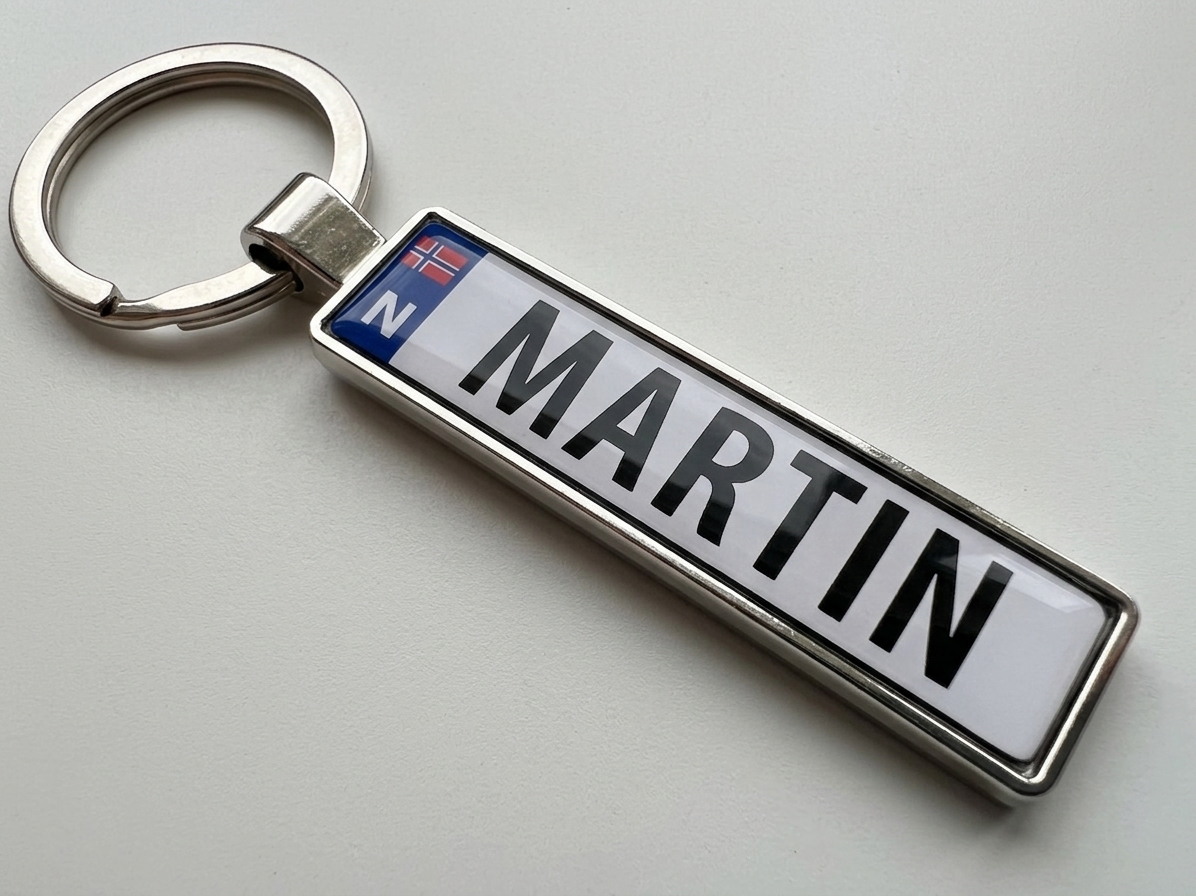 Nøkkelring med navnet Martin
