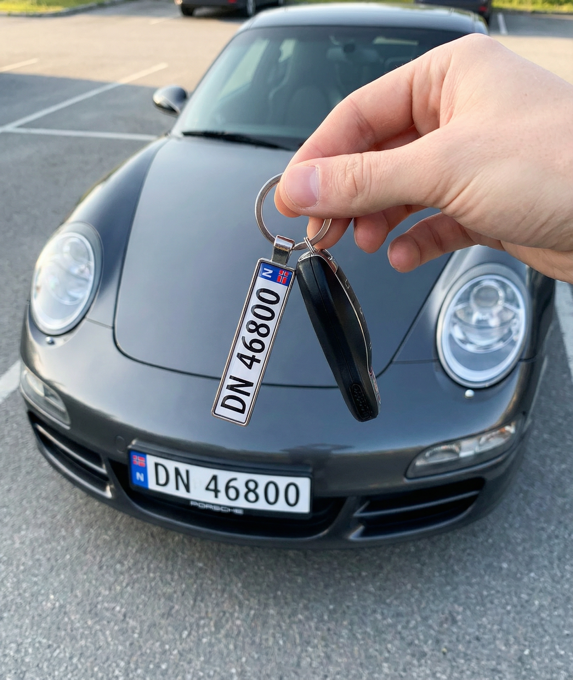 Porsche nøkkelring
